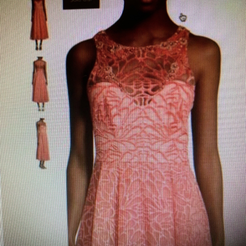 Embroided Halter Neck A line dress by Marchesa Notte